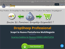 Tablet Screenshot of dropsheep.com